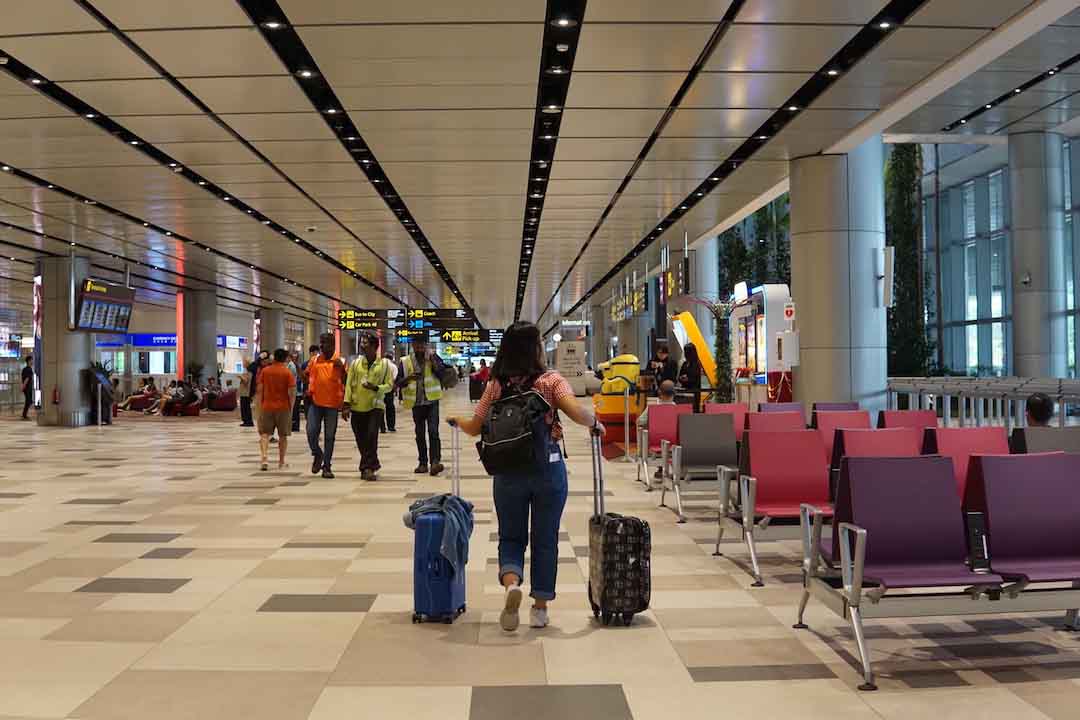 Pertama Kalinya Traveling Bareng Pacar: Explore Changi Airport